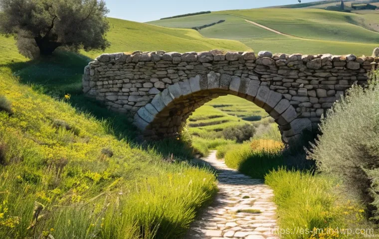 역사적 도보 루트 트레킹 경험을 공유하는 커뮤니티 - **"Pilgrim's Journey on the Ancient Path"**
A lone hiker, wearing practical and modest trekking ...